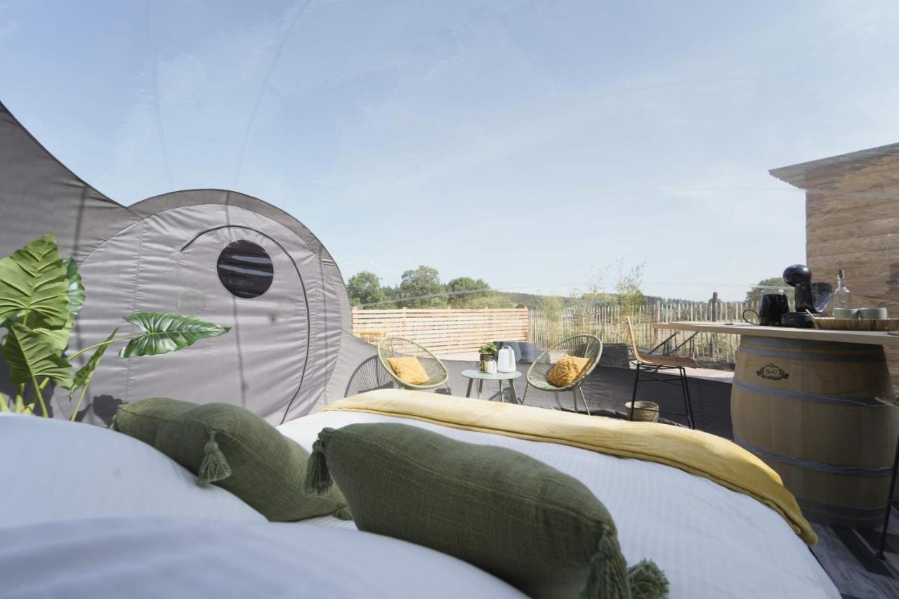 Bulles Odette & Ginette Et Tiny House Suzette "Au Guet Marais" Etape Insolite Paliseul Экстерьер фото